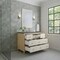 James Martin Vanities 48'' Single Vanity, Sunwashed Oak with Embossed Shagreen w/ 3 CM Parisien Bleu Quartz Top D604-V48-SHG-3PBL - alternate 5